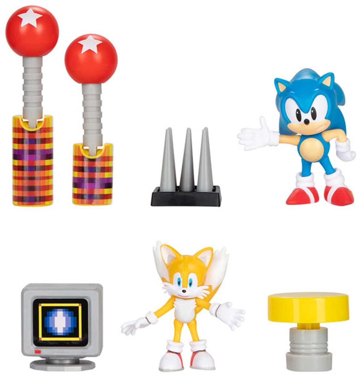 Sonic - The Hedgehog Diorama Playset 30th Anniversary 6 cm