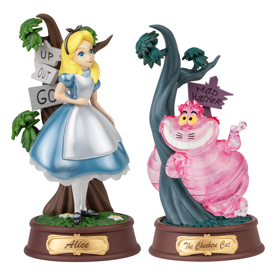 Alice au Pays des Merveilles Mini Diorama Stage Statues 2-pack Candy Color Special Edition 10 cm