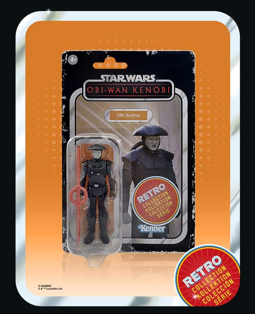 Star Wars : Figurine Action Obi-Wan Kenobi Retro Collection 2022 Cinquième Frère 10 cm