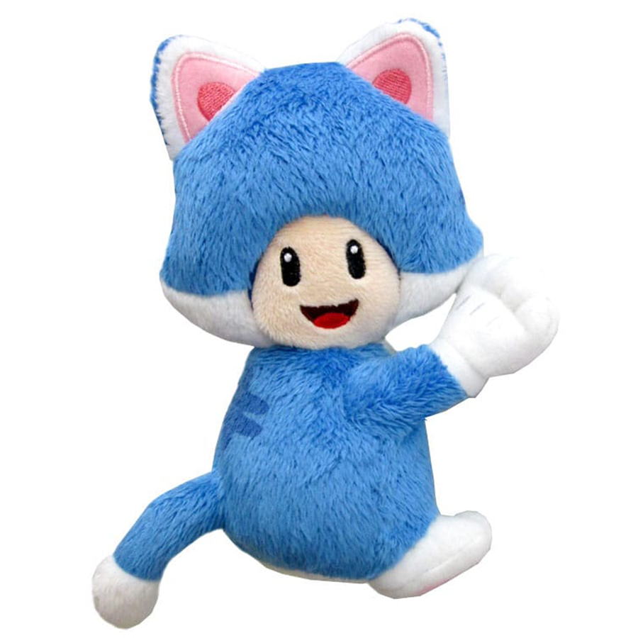 Super Mario Magnet Peluche Chat Crapaud 15 cm