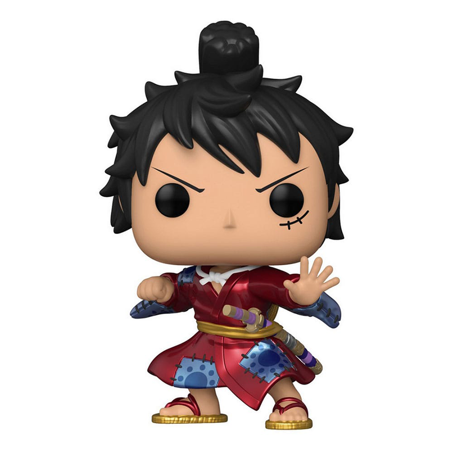 Une pièce POP! Figurine en vinyle d'animation Luffy en kimono (MT) exclusif 9 cm