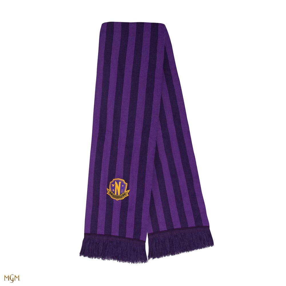 Écharpe Wednesday Nevermore Academy Violet 190 cm