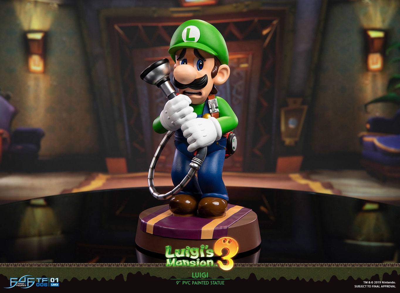 Luigi’s Mansion 3 PVC Statue – Luigi 23 cm Collectible Figurine | Nintendo First 4 Figures