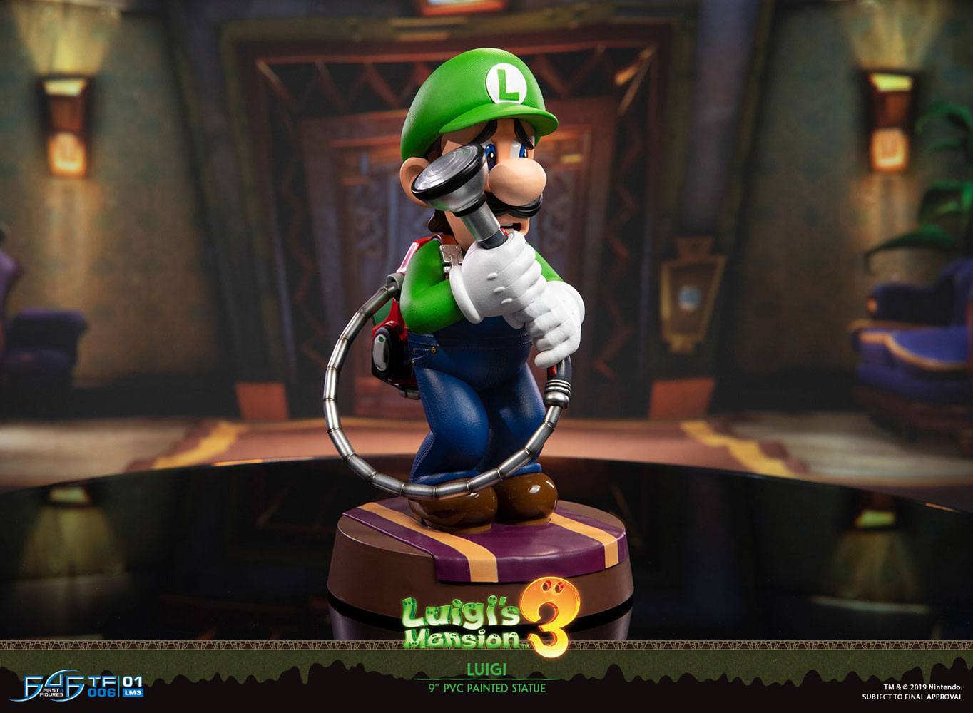 Luigi’s Mansion 3 PVC Statue – Luigi 23 cm Collectible Figurine | Nintendo First 4 Figures