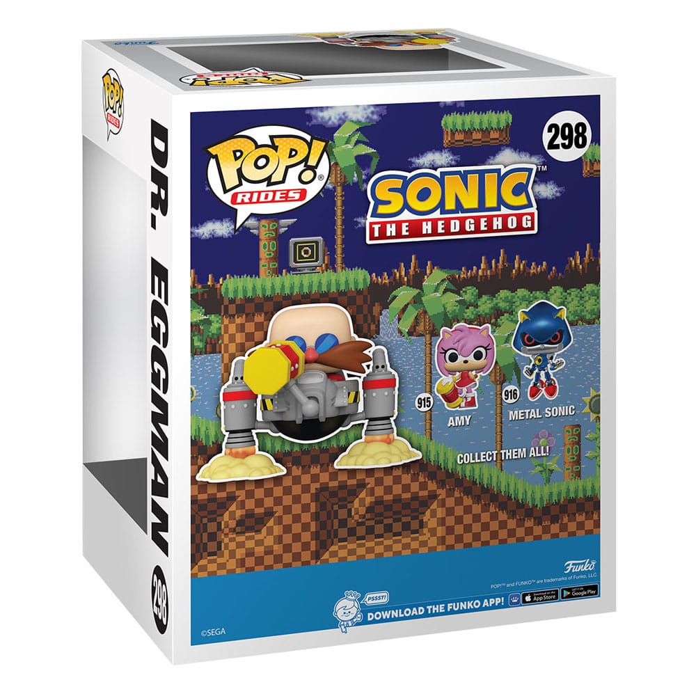 Sonic le hérisson POP! Figurine en vinyle Rides Dr. Eggman 15 cm