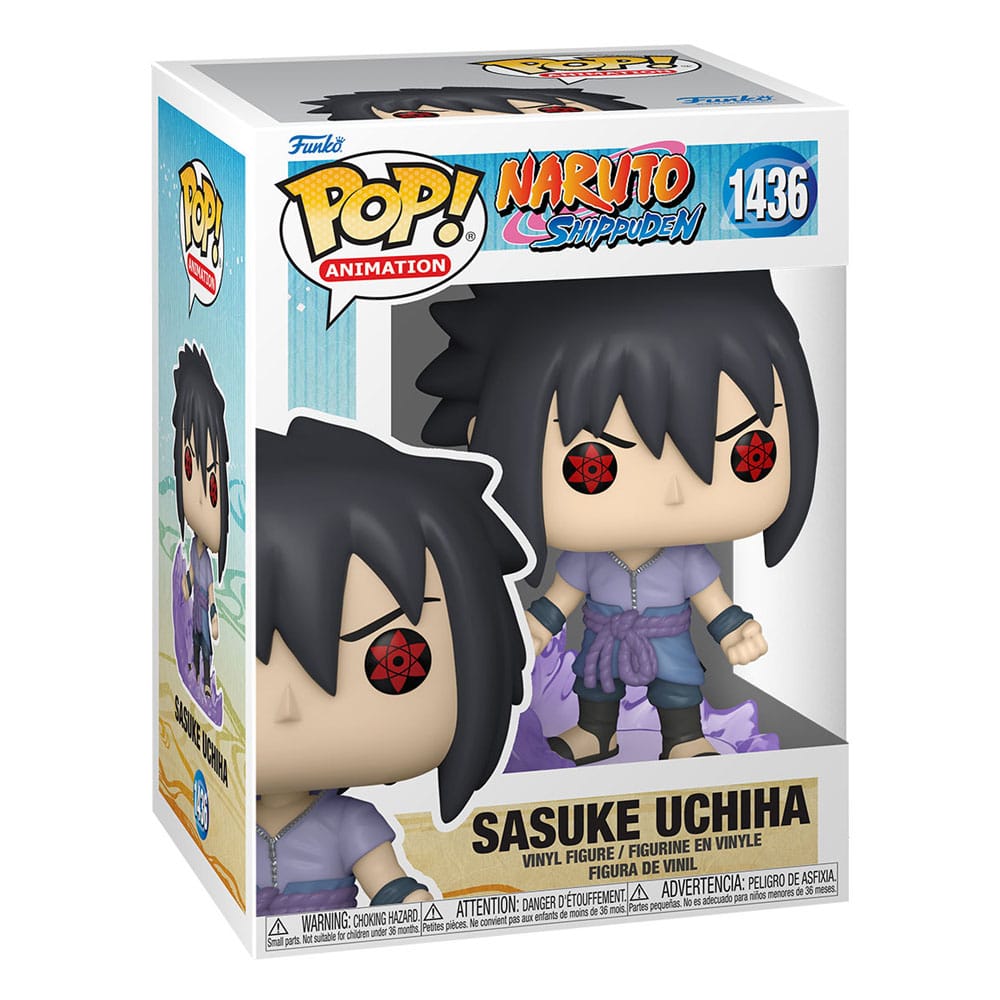 Naruto Pop! Figurine en vinyle d'animation Sasuke (Premier Susano'o) 9 cm