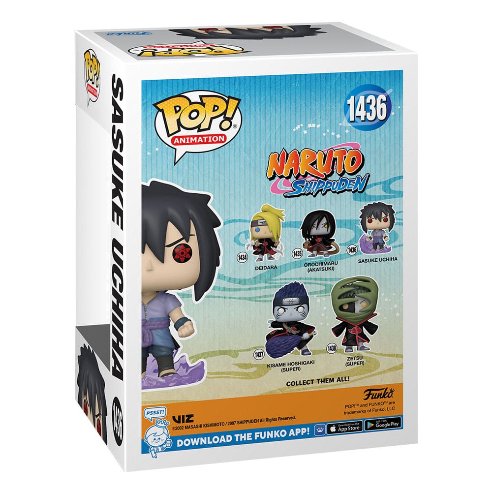 Naruto Pop! Figurine en vinyle d'animation Sasuke (Premier Susano'o) 9 cm