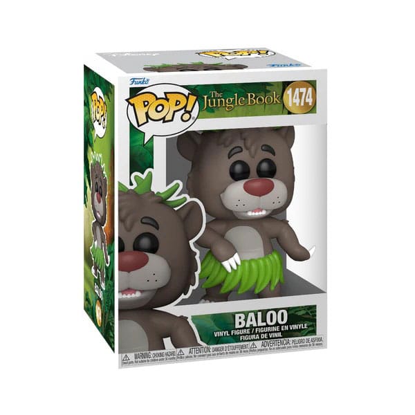 Le Livre de la Jungle POP! Disney Figurine en Vinyle Baloo 9 cm