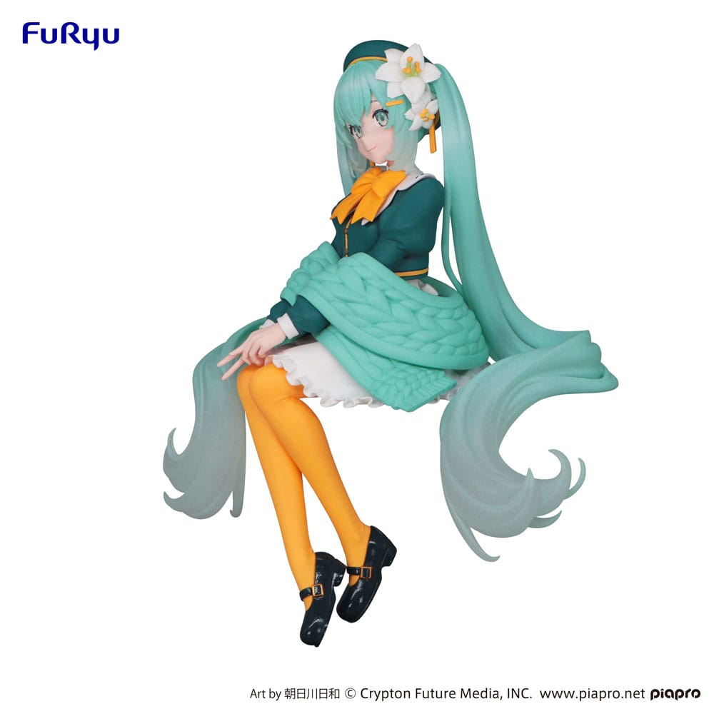 Hatsune Miku Noodle Stopper PVC Statue Fleur Fée Lys 14 cm