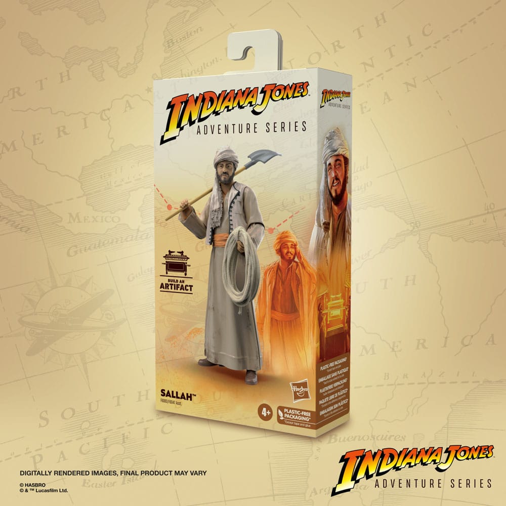 Indiana Jones Adventure Series Figurine Sallah (Les Aventuriers de l'Arche Perdue) 15 cm