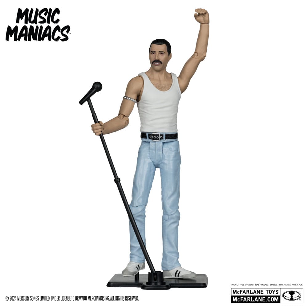 Figurine Rock de Music Maniacs Freddy Mercury 15 cm