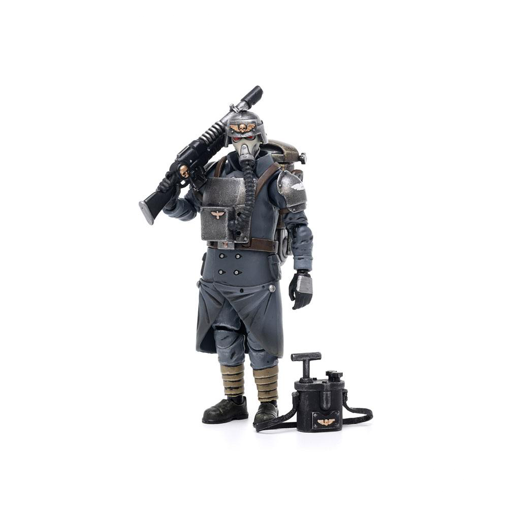 Figurine Warhammer 40k 1/18 Death Korps of Krieg Veteran Squad Guardsman Demolitions Specialist 10 cm
