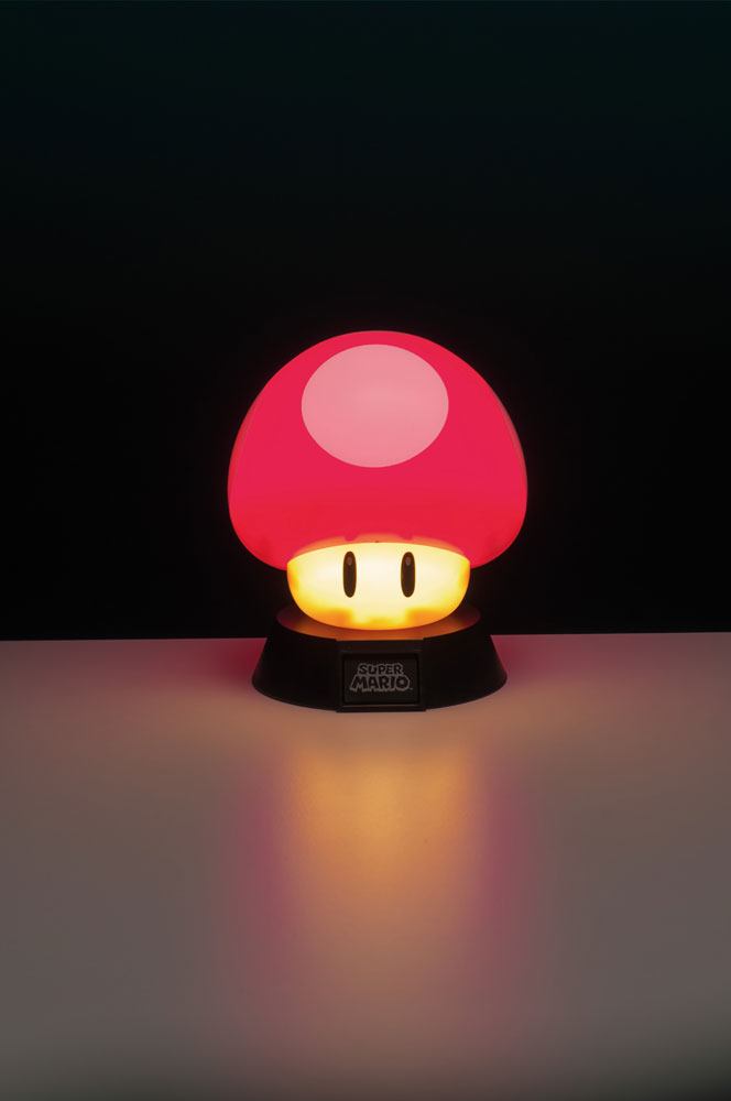 Champignon lumineux 3D Super Mario 10 cm