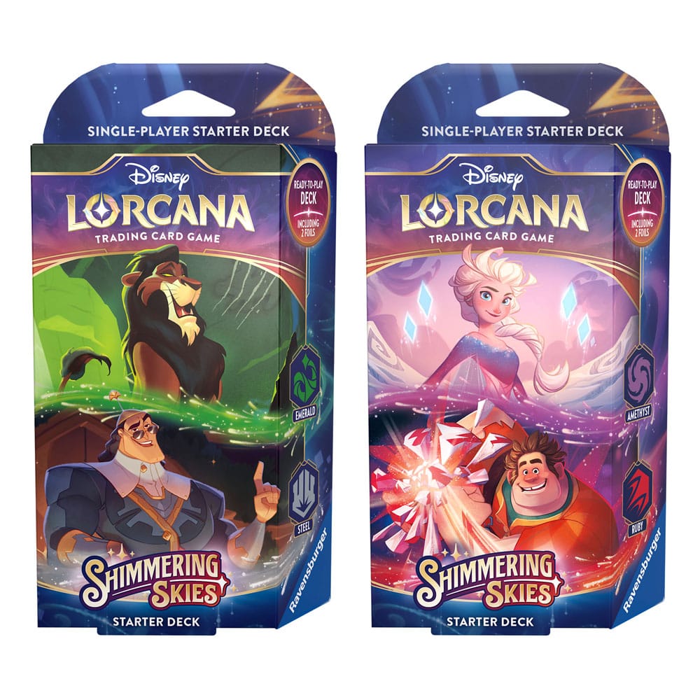 Disney Lorcana TCG Shimmering Skies Decks de Démarrage