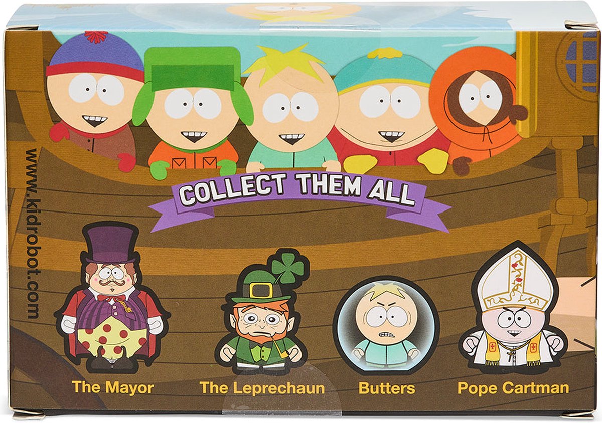 South Park : Imaginationland Mayor et Leprechaun, figurines en vinyle de 3 pouces, paquet de 2