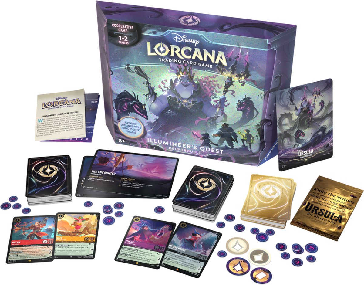 Disney Lorcana TCG Coffret cadeau Le retour d'Ursula Illumineer's Quest : Deep Trouble *Édition anglaise*