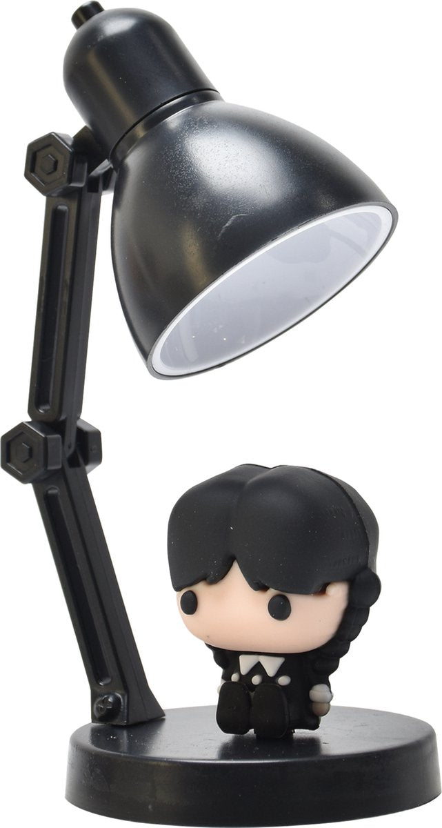 Mercredi - jolie mini lampe de +/- 10 cm de haut - figurine amovible - réglable