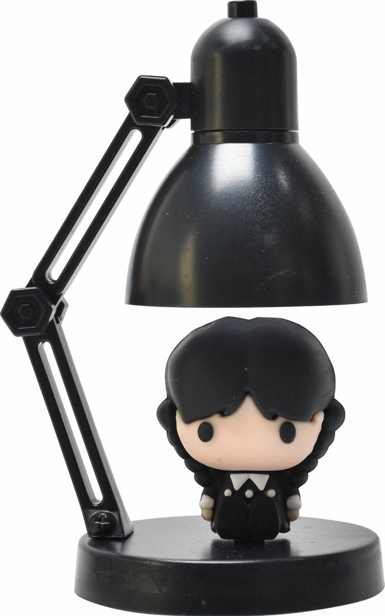 Mercredi - jolie mini lampe de +/- 10 cm de haut - figurine amovible - réglable