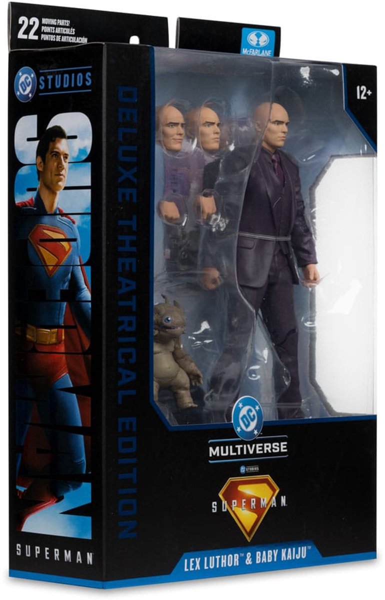 McFarlane Toys Superman (2025) DC Multiverse Deluxe Action Figure Lex Luthor met Baby Kaiju (Deluxe Theatrical Edition) 18 cm Action Figuur