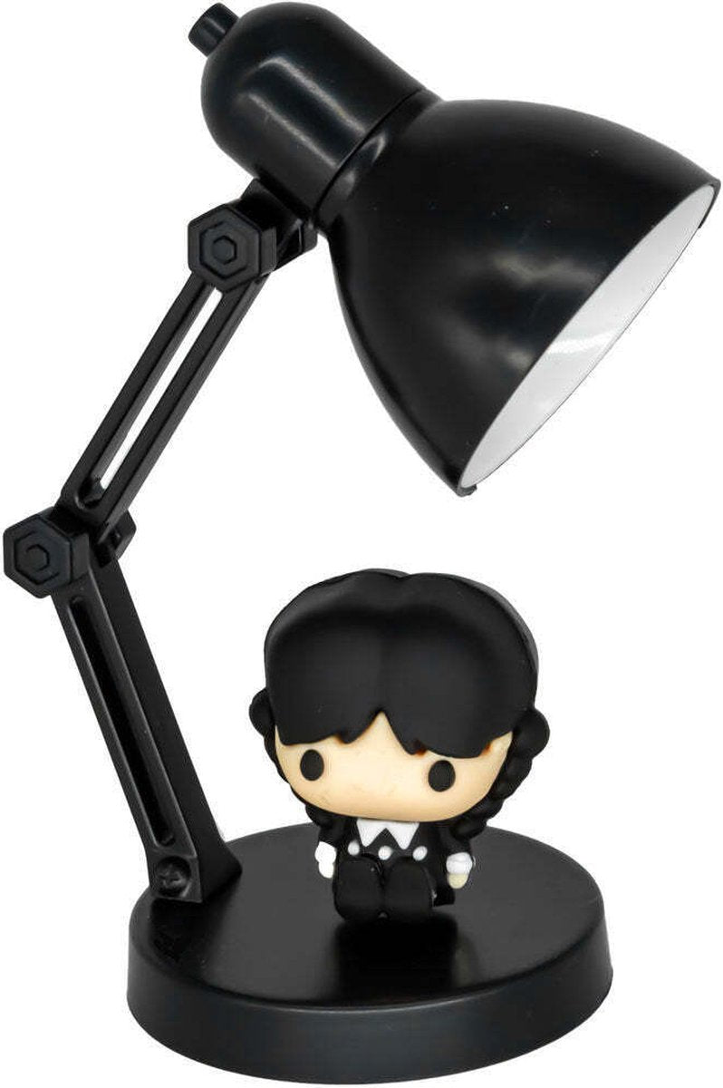 Mercredi - jolie mini lampe de +/- 10 cm de haut - figurine amovible - réglable