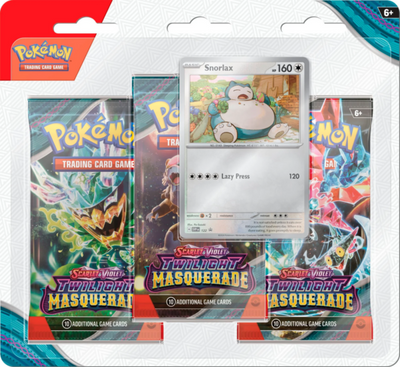 Pokémon Twilight Masquerade 3-Pack Blister – Ronflex