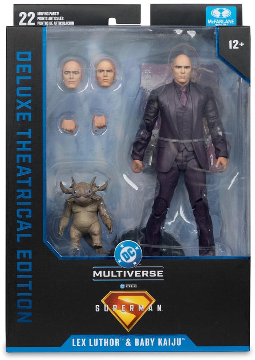 McFarlane Toys Superman (2025) DC Multiverse Deluxe Action Figure Lex Luthor met Baby Kaiju (Deluxe Theatrical Edition) 18 cm Action Figuur