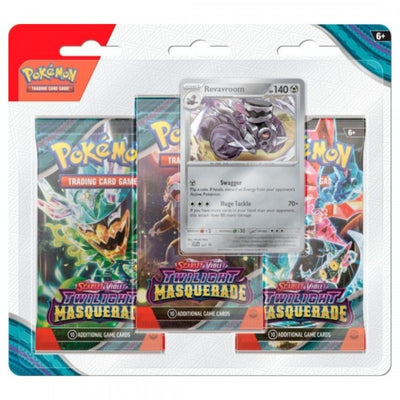 Pokémon 3-Pack Blister Twilight Masquerade - Revavroom