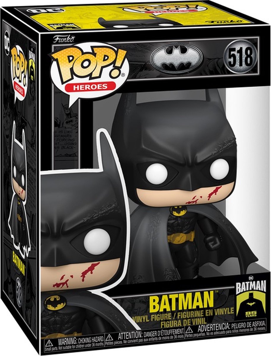 Batman 85th Anniversary POP! Movies Vinyl Figure Batman 9 cm