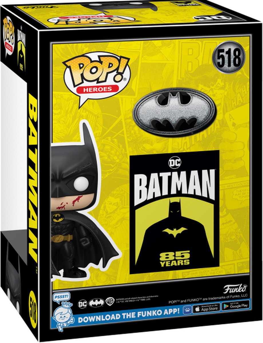 Batman 85th Anniversary POP! Movies Vinyl Figure Batman 9 cm