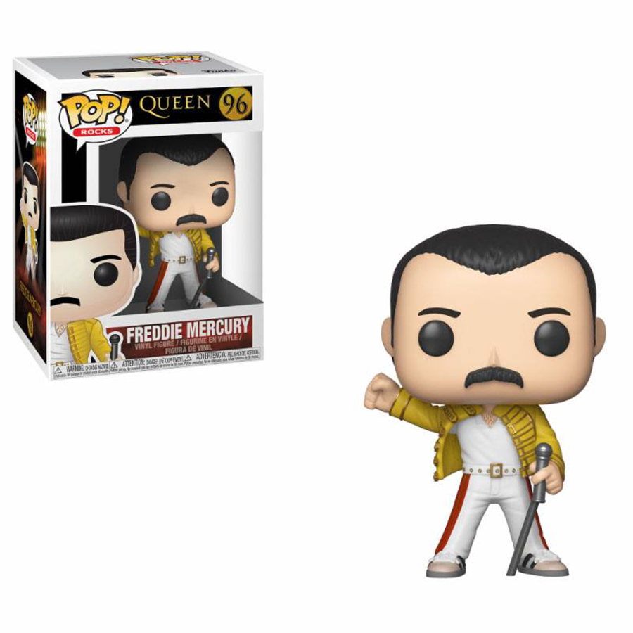 Queen POP! Rocks Vinyl Figure Freddie Mercury Wembley 1986 9 cm