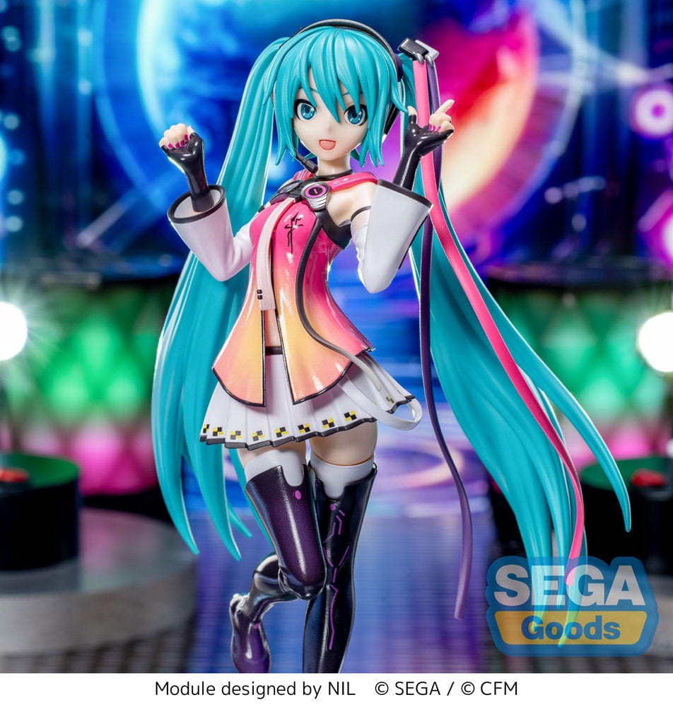 Hatsune Miku: Project DIVA MEGA39's Luminasta PVC Statue Hatsune Miku -Supreme18 cm