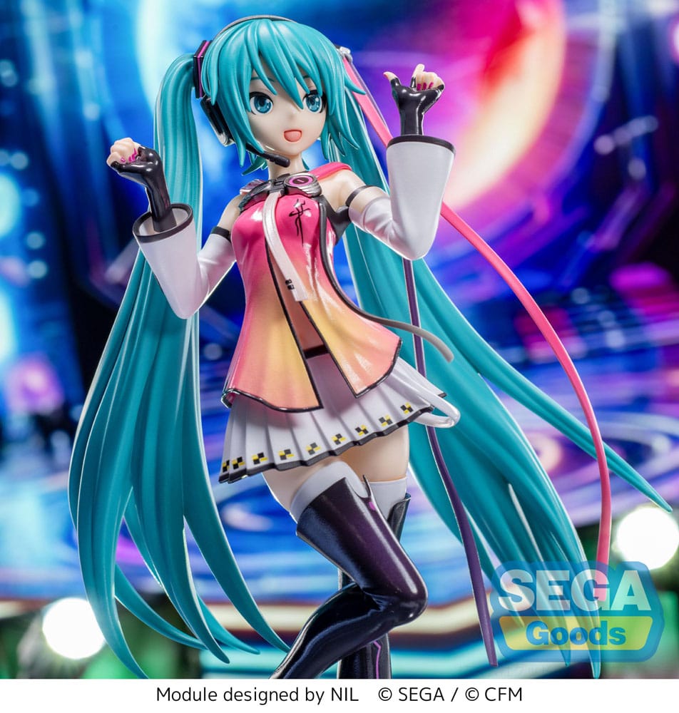 Hatsune Miku: Project DIVA MEGA39's Luminasta PVC Statue Hatsune Miku -Supreme18 cm