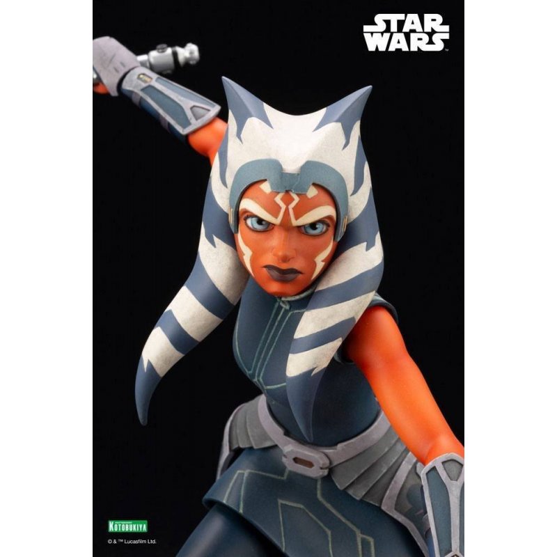 Star Wars The Clone Wars ARTFX PVC Statue 1/7 Ahsoka Tano Escape from the Clones 24 cm