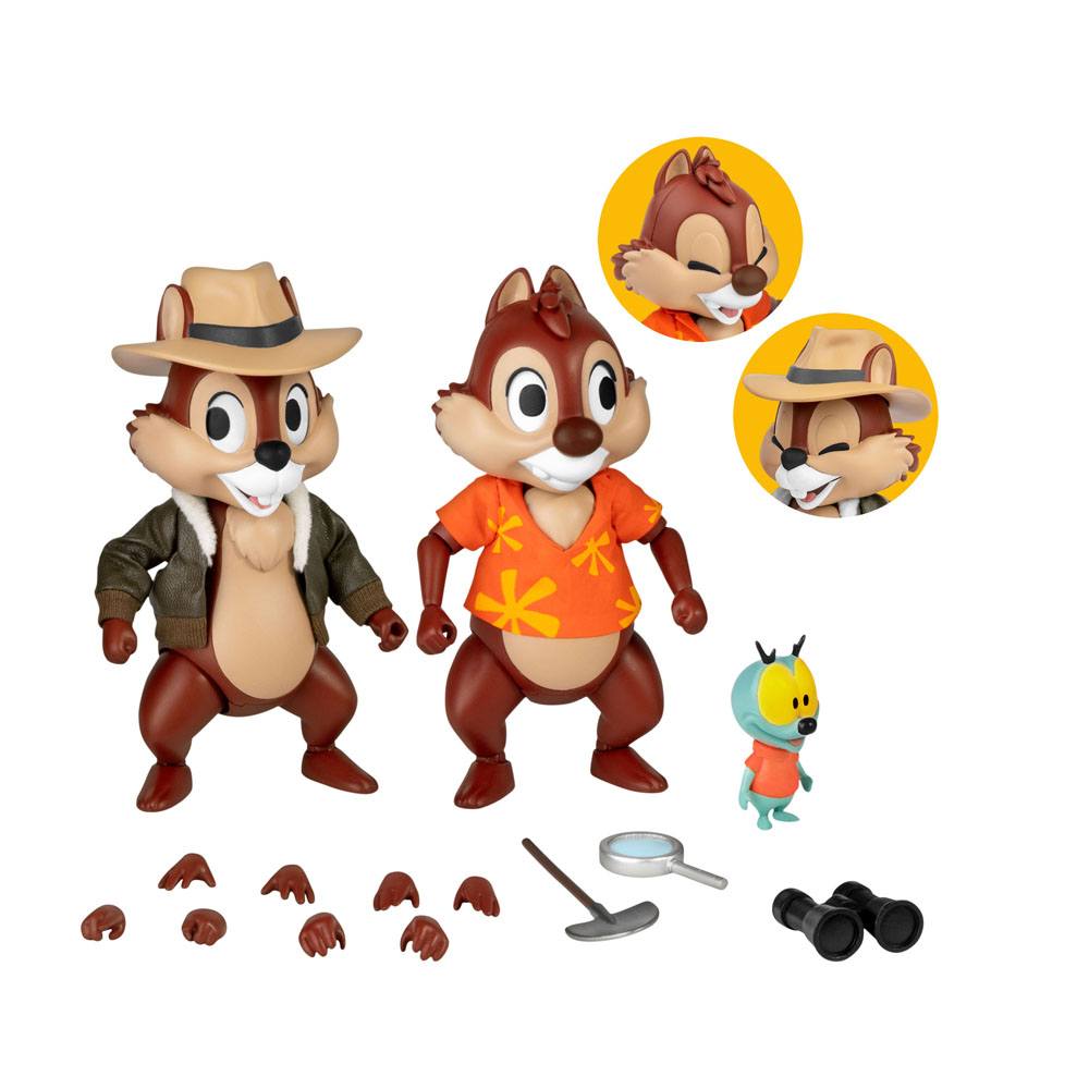 Chip 'n Dale: Rescue Rangers Dynamic 8ction Heroes Action Figures 1/9 Chip & Dale 10 cm