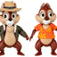 Chip 'n Dale: Rescue Rangers Dynamic 8ction Heroes Action Figures 1/9 Chip & Dale 10 cm