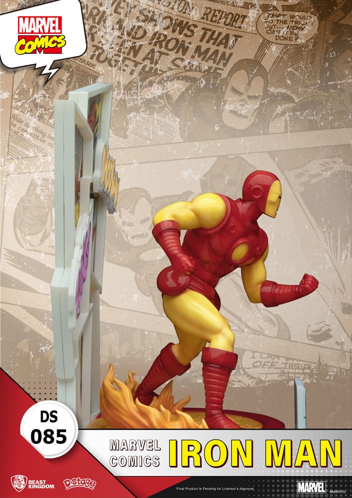 Marvel Comics D-Stage PVC Diorama Iron Man 16 cm