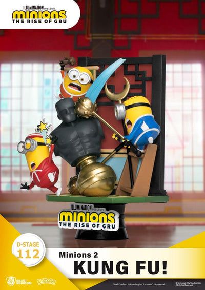 Minions 2 D-Stage PVC Diorama Kung Fu! 15 cm