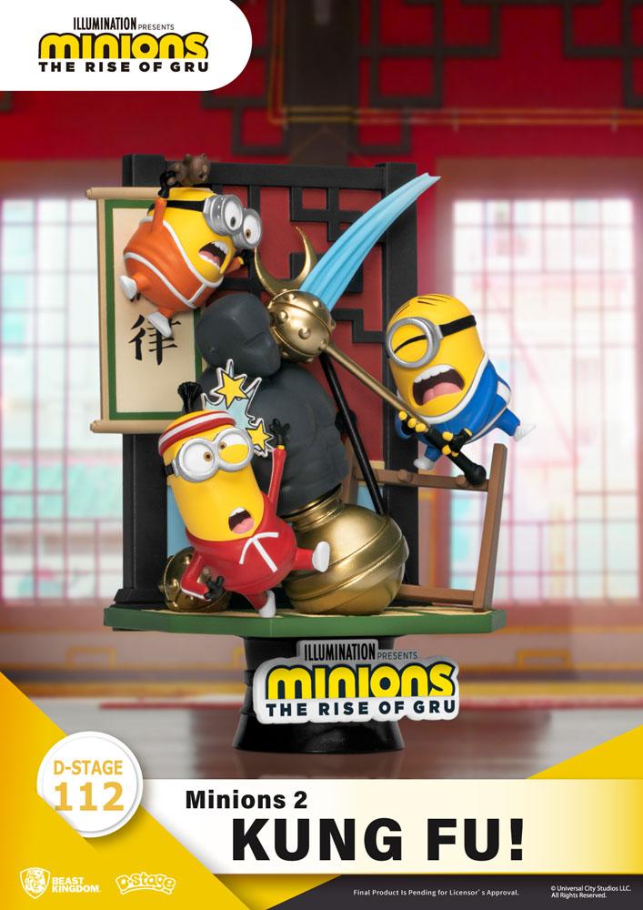 Minions 2 D-Stage PVC Diorama Kung Fu! 15 cm