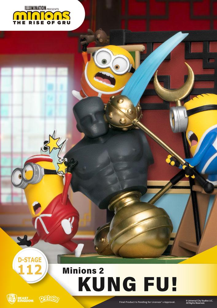 Minions 2 D-Stage PVC Diorama Kung Fu! 15 cm