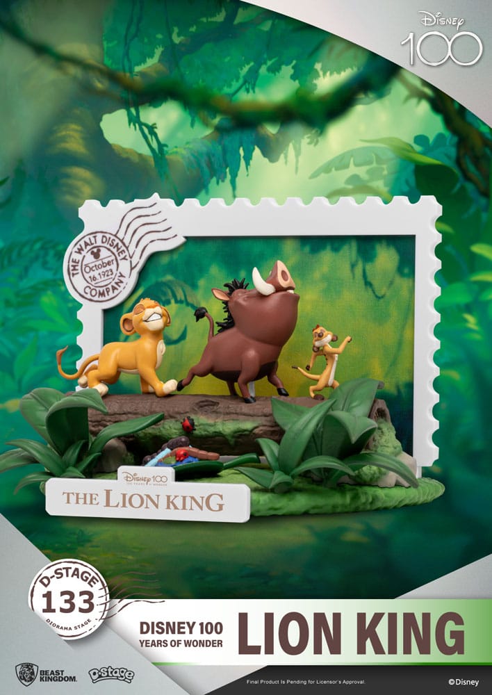 Disney 100 Years of Wonder D-Stage PVC Diorama Lion King 10 cm