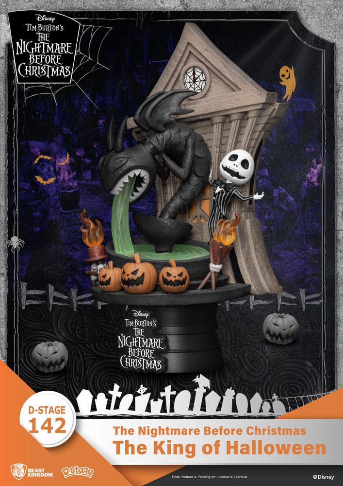 Nightmare before Christmas D-Stage PVC Diorama The King of Halloween 15 cm