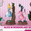 Alice in Wonderland Mini Diorama Stage Statues 2-pack Candy Color Special Edition 10 cm