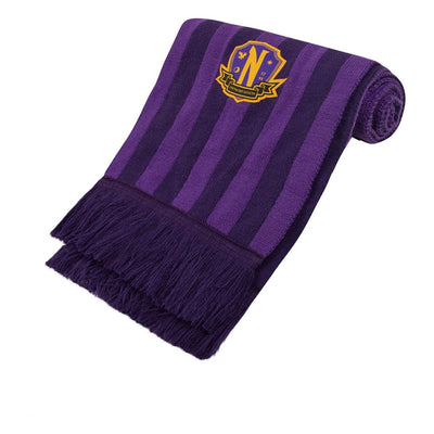 Wednesday Scarf Nevermore Academy Purple 190 cm