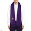 Wednesday Scarf Nevermore Academy Purple 190 cm