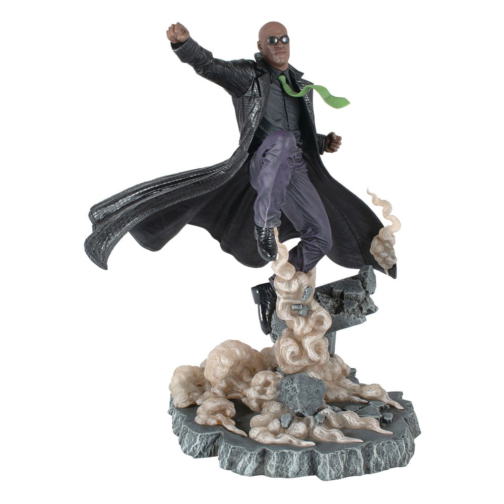 Hot Deals The Matrix Gallery Deluxe PVC Statue Morpheus 30 cm