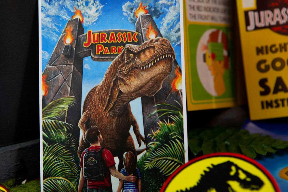 Jurassic Park Welcome Kit Standard – met metalen doos & accessoires