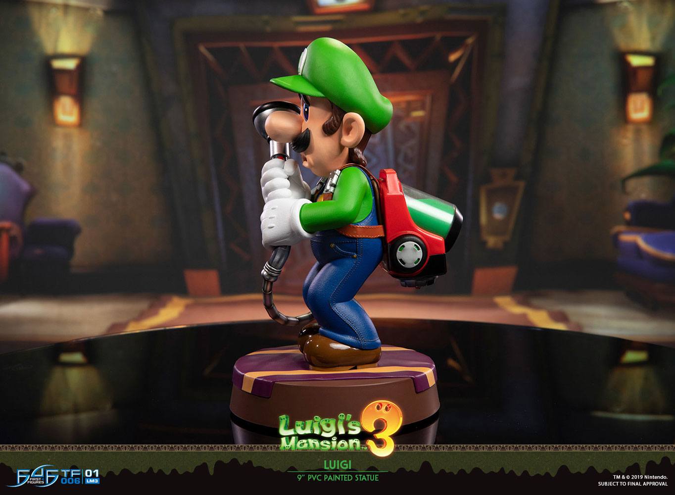 Luigi’s Mansion 3 PVC Statue – Luigi 23 cm Collectible Figurine | Nintendo First 4 Figures