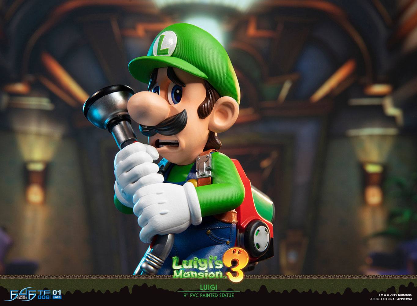 Luigi’s Mansion 3 PVC Statue – Luigi 23 cm Collectible Figurine | Nintendo First 4 Figures
