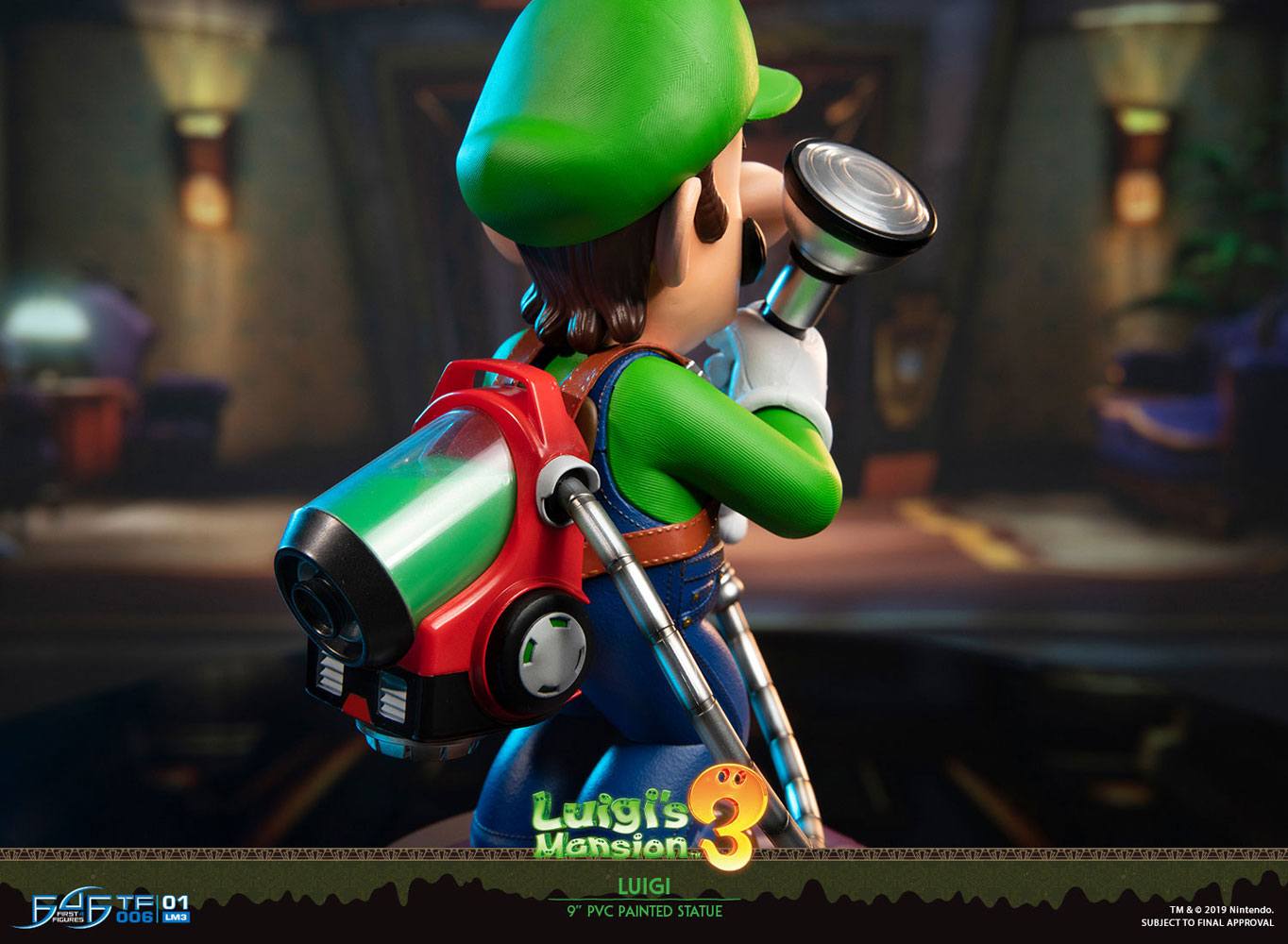 Luigi’s Mansion 3 PVC Statue – Luigi 23 cm Collectible Figurine | Nintendo First 4 Figures