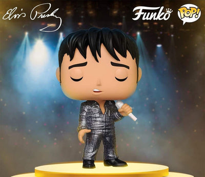 Elvis Presley POP! Rocks Vinyl Figure '68ComebackSpecial(DGLT) 9 cm